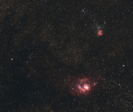 M 8 et M20 - Les deux nébuleuses du sagitaire