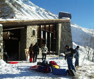 Façade ouest en hiver