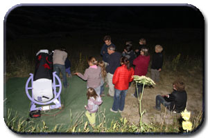 Observation au télescope