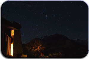 Constellation d'Orion vue depuis la terrase